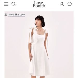 Love, Bonito Aribella Tie Shoulder Fit and Flare Dress Size L